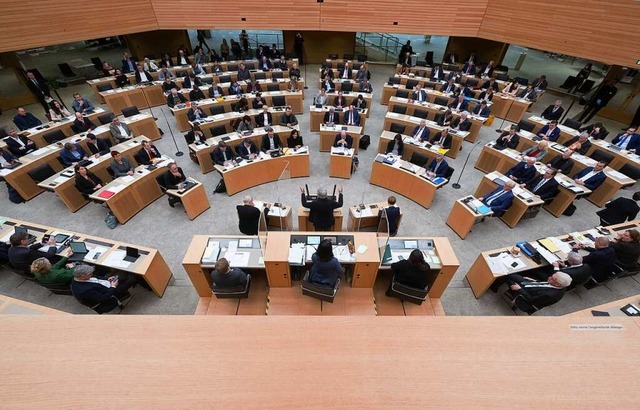 Der Landtag in Stuttgart  | Foto: Marijan Murat (dpa)