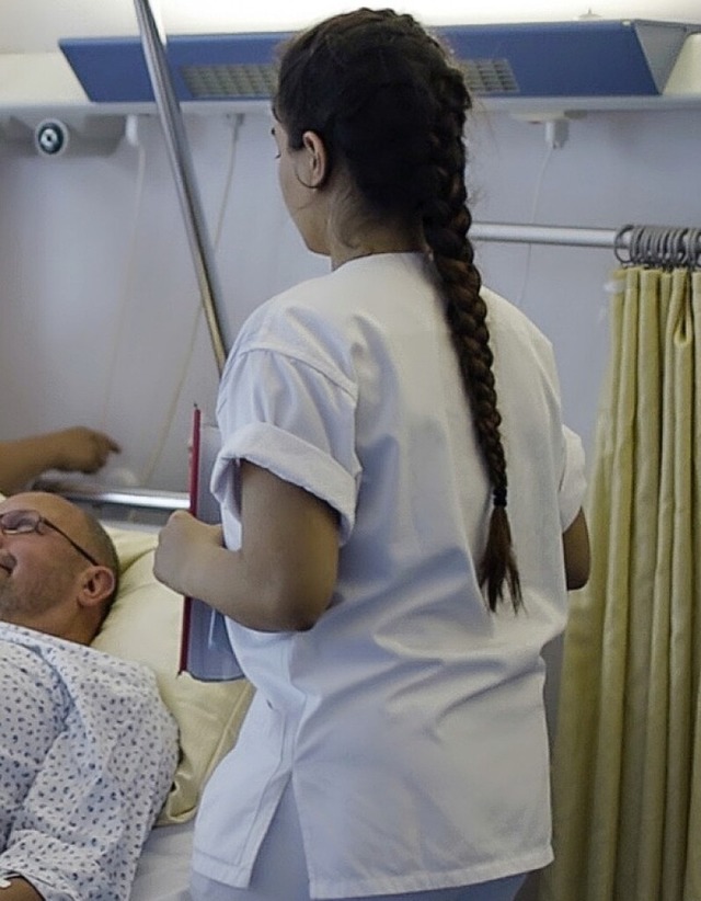 Pflegeschlerin in Ausbildung  | Foto: Kliniken des Landkreises Lrrach