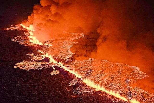 Fotos: Vulkanischer Ausbruch in Island
