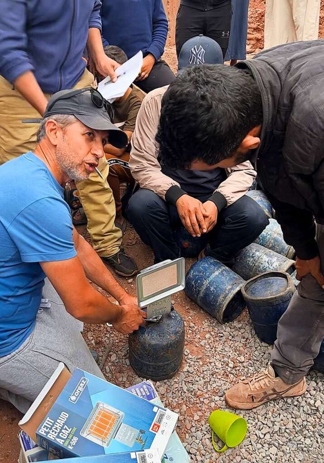 Araz Abram in Marokko: Der Rheinfelder...orfes im Atlasgebirge zu untersttzen.  | Foto: privat