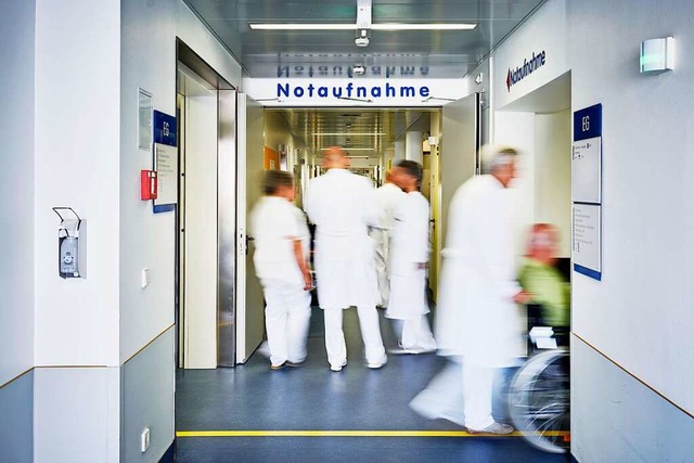 Turbulentes Treiben in der Notaufnahme des Klinikums Hochrhein.  | Foto: Klinikum Hochrhein