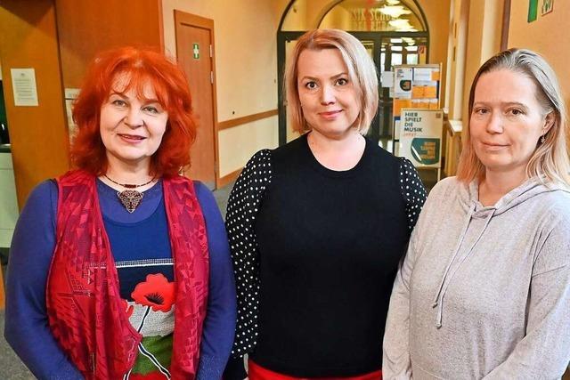 Ukrainische Musiklehrerinnen unterrichten ukrainische Kinder in Freiburg – und helfen zu heilen
