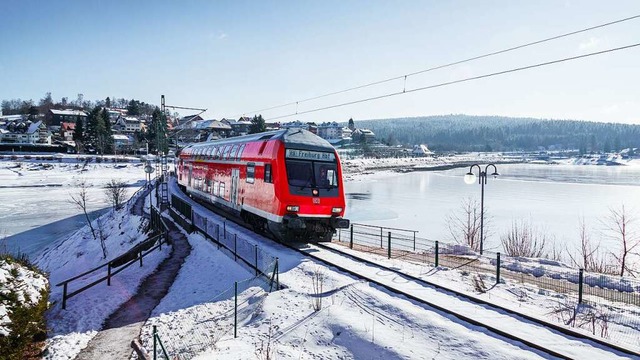 Das macht Lust auf einen Winterausflug...gs am Schluchsee mit der Dreiseen-Bahn  | Foto: Chris Keller (Schwarzwald Tourismus