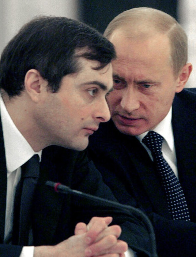 Der Groe Gopnik Putin 2006 mit Wladis...Zugang zum abgrundtief Bsen zeichnet.  | Foto: imago stock&people