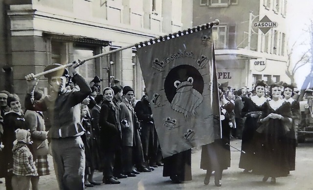 Das historische Foto zeigt die Frschezunft Wehr in den 1950er Jahren.   | Foto: Gerd Leutenecker