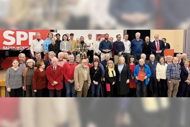 Mitglieder aus den SPD-Glanzzeiten geehrt