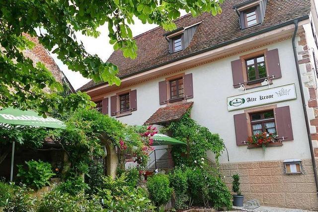 Das Gasthaus Alte Krone in Kandern-Wollbach schliet zum Jahresende