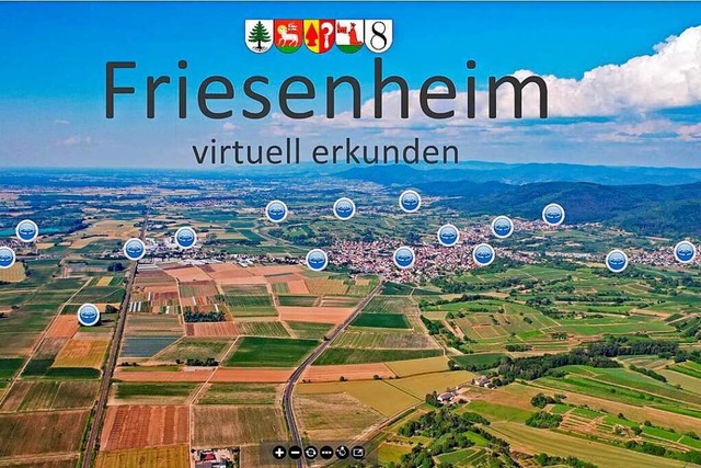 Der digitale Rundweg durch Friesenheim in der Gesamtbersicht  | Foto: Screenshot: BZ