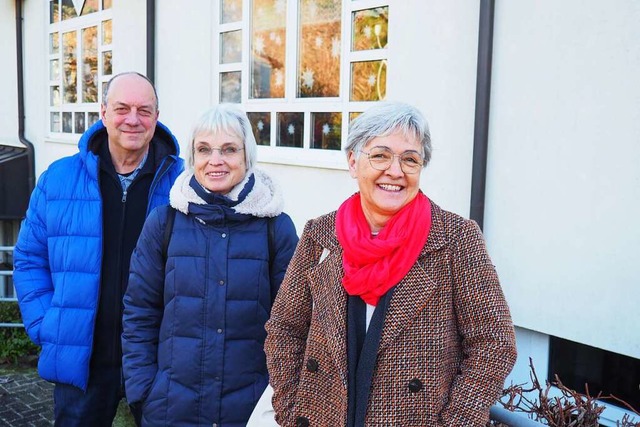 Stellen ihre Arbeit vor: Karl-Heinz Be...Winkel-Hook sind im Helferkreis aktiv.  | Foto: Sidney-Marie Schiefer