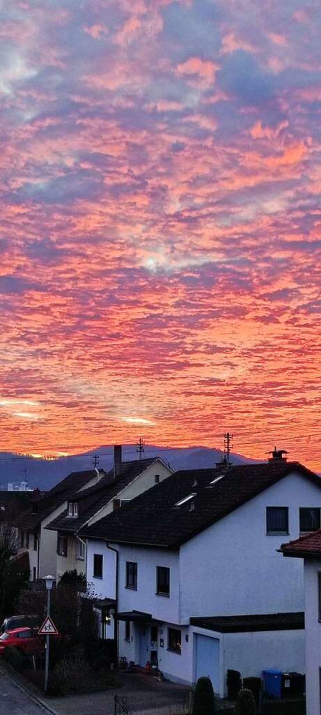 Abendhimmel ber Wyhlen  | Foto: Maron Annecke