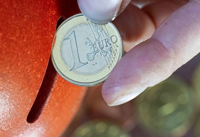 Jeder Euro zhlt.  | Foto: Hendrik Schmidt (dpa)