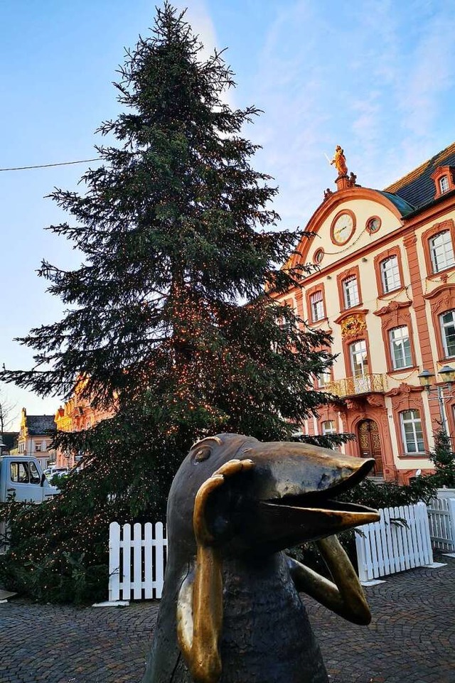 Weihnachtsbotschaft aus Offenburg  | Foto: Ralf Burgmaier