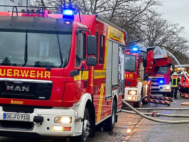 Einsatz der Offenburger Feuerwehr war am Sonntagabend im Kreuzschlag notwendig.  | Foto: Helmut Seller
