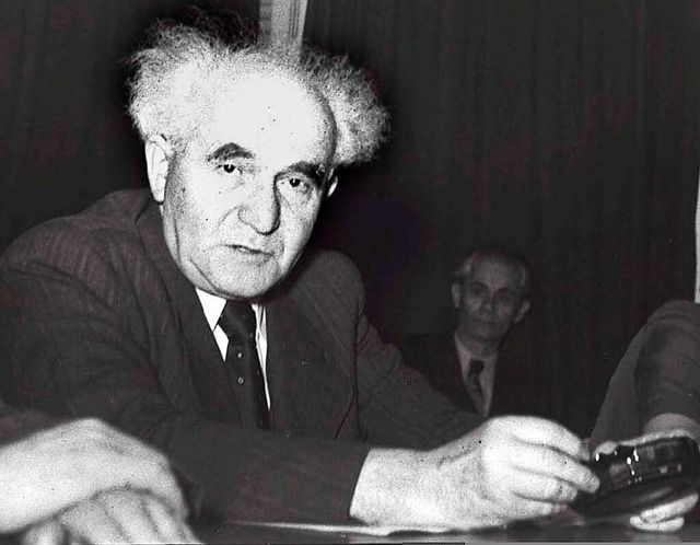 David Ben-Gurion im Dezember 1947   | Foto: afp