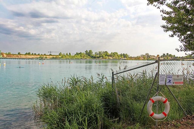 Der Baggersee ist ein wichtiges Stck ...oltaikanlage im Landkreis Emmendingen.  | Foto: Ruth Seitz
