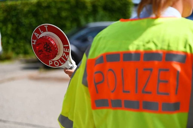 Wie die Polizei berichtet, kontrollier...igabend am Vormittag am Grenzbergang.  | Foto: Jonas Hirt