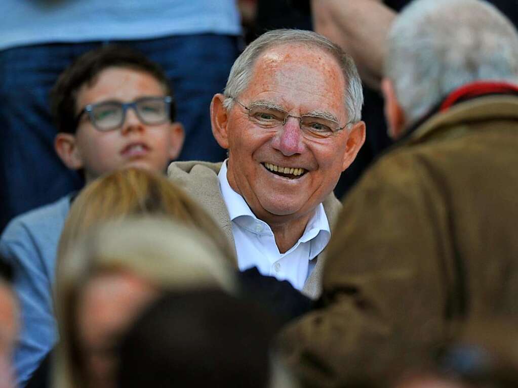 Schuble beim Bundesligaspiel zwischen dem SC Freiburg und Schalke 04 im Mai 2013