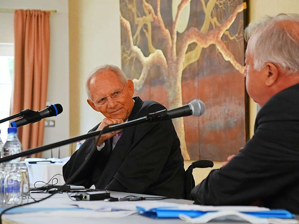 Straburg, Juli 2021: Die Kapelle der Begegnung in Straburg will Menschen beiderseits des Rheins verbinden. Bundestagsprsident Wolfgang Schuble und sein franzsischer Amtskollege  Grard Larcher sind Schirmherren des Projekts.