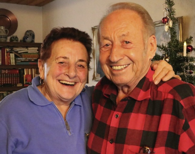 Inge und Werner Isele feiern heute Dia...jeden Tag, den sie miteinander haben.   | Foto: Martha Weishaar