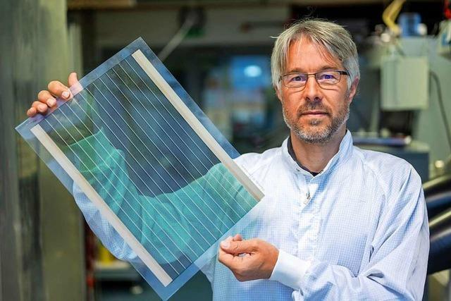 Freiburger Forschergruppe will Solarzellen auf Plastikfolie drucken