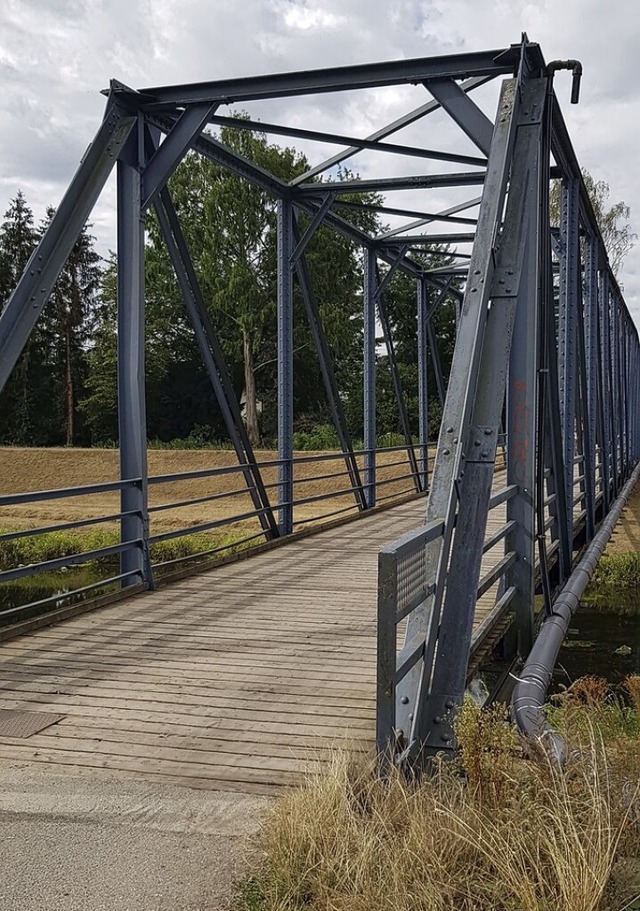 Die Wasserer Wiesenbrcke  | Foto: Gerhard Walser