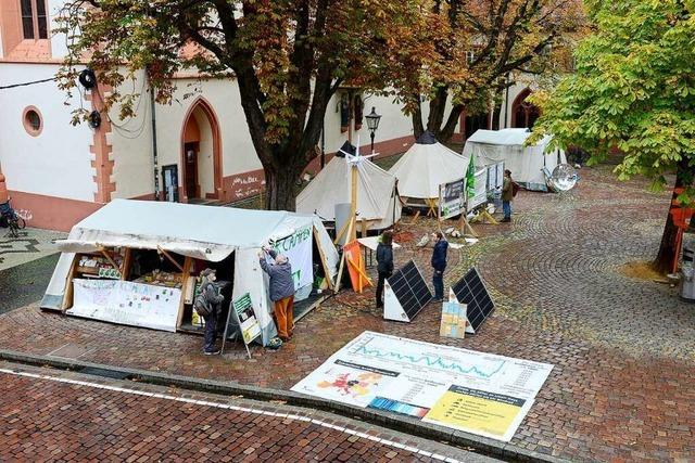 Freiburger Klimacamp noch nicht wieder zurck auf dem Rathausplatz