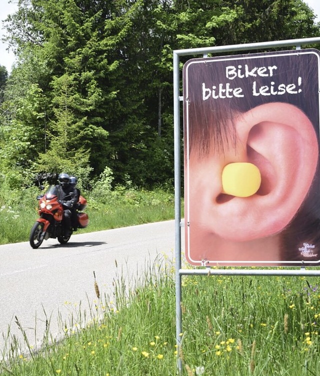 Ein Pilotprojekt soll den Todtmoosern weniger Motorradlrm bescheren.  | Foto: Michael Krug