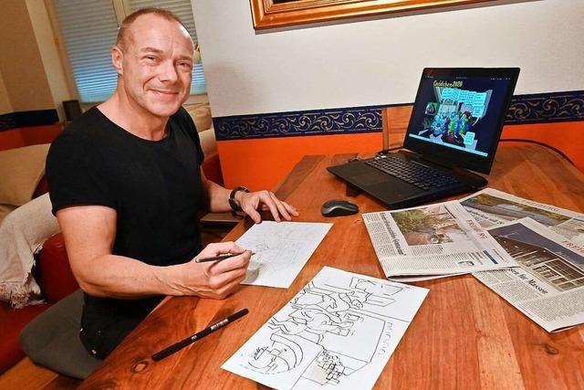 Meister der spitzen Feder: BZ-Karikaturist Thomas Muffler sagt Adieu