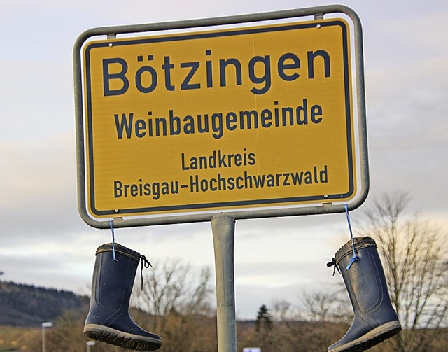 Den offiziellen Titel Weinbaugemeinde ...zern und Bauern ber die Agrarpolitik.  | Foto: Horst David