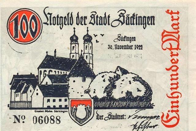 1923: Hyperinflation und Notgelddruck in Sckingen