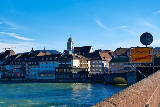 In Rheinfelden kann man die Grenze zur Schweiz fast vergessen