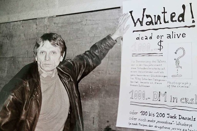 Klaus Goswin Schlosser, genannt &#8222...2;Wanted &#8211; dead or alive&#8220;.  | Foto: Heinz und Monika Vollmar
