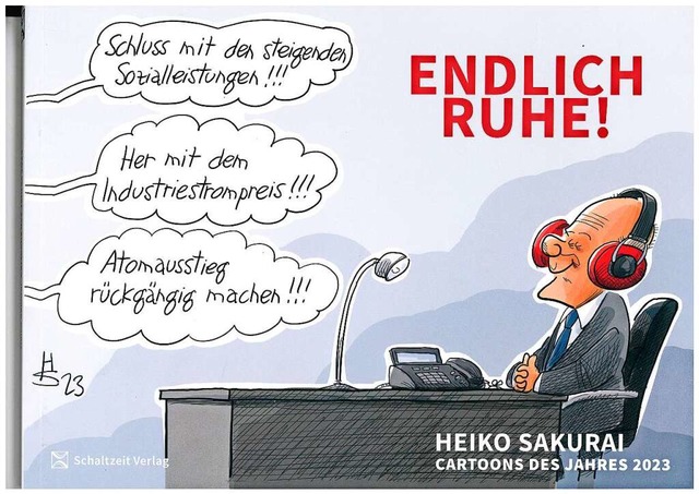 Heiko Sakurai: Endlich Ruhe. Schaltzeit Verlag, Berlin. 176 Seiten, 22 Euro.  | Foto: Verlag