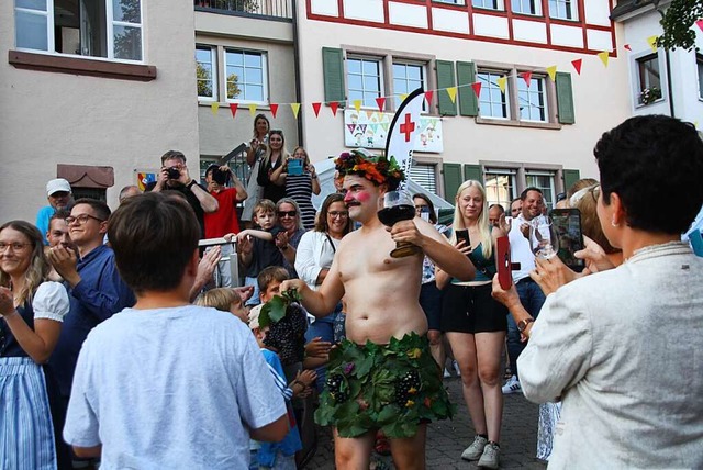Endlich wieder Hoselipsfest: Bahlingen feierte im September ausgelassen.  | Foto: Christiane Franz