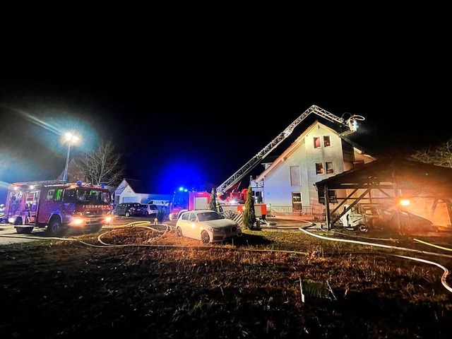 Einsatz in Jechtingen  | Foto: Freiwillige Feuerwehr Endingen