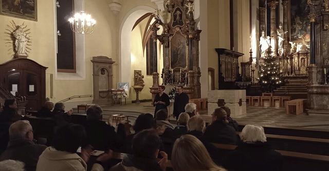 Vronique Reinbold Wendling und Danlel...konzert in der Offenburger Kreuzkirche  | Foto: Susanne Ramm-Weber