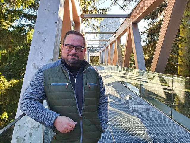 Der frhere Landwirtschaftsminister Alexander Bonde im Nationalpark Schwarzwald   | Foto: Jens Schmitz