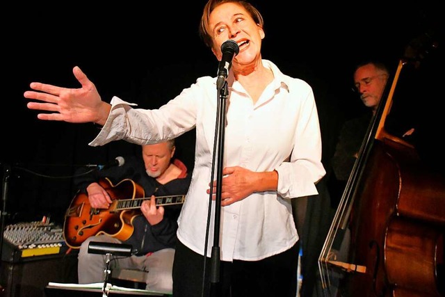 Anne Ehmke singt Billie Holiday.  | Foto: Barbara Ruda