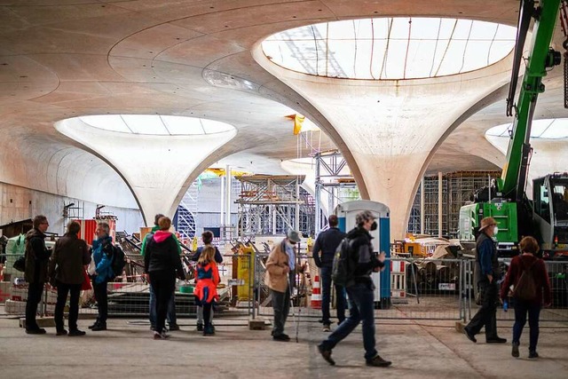 Stuttgart 21 &#8211; hier der zuknfti...soll  Ende 2025 den Betrieb aufnehmen.  | Foto: Christoph Schmidt (dpa)