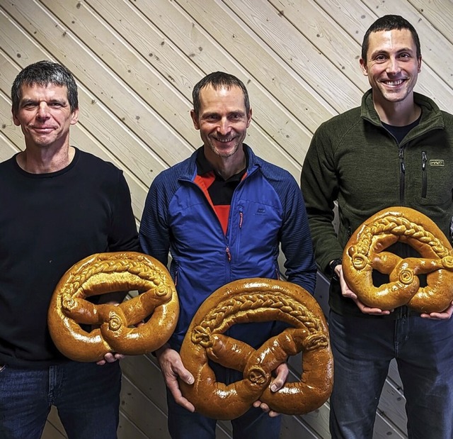 Von links: Thomas Herr (Platz 3), Joch...latz 1) und Stefan Schultis (Platz 2).  | Foto: KKSV Oberprechtal