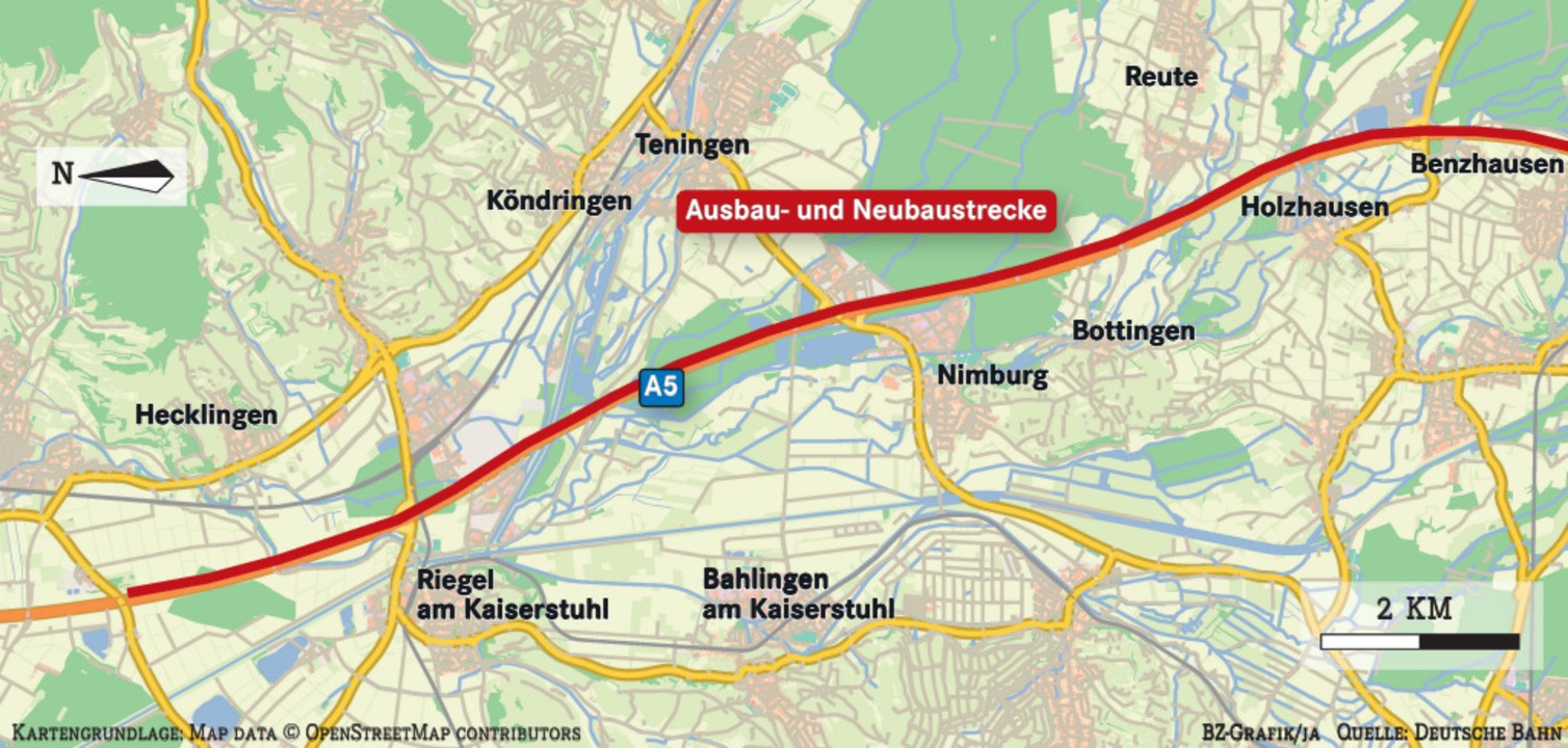 Güterzug-Abschnitt hat die Baugenehmigung - Kreis Emmendingen