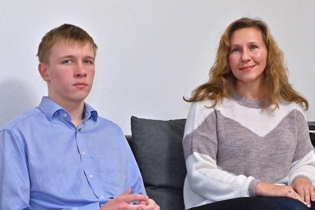 Wie Mutter und Sohn aus der Ukraine in Freiburg heimisch werden
