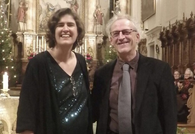 Mit einem fulminanten Orgel-Dialog beg...beim Neujahrskonzert in St. Trudpert.   | Foto: Bianca Flier