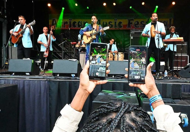Viel Untersttzung gibt es fr das African Music Festival.  | Foto: Markus Zimmermann