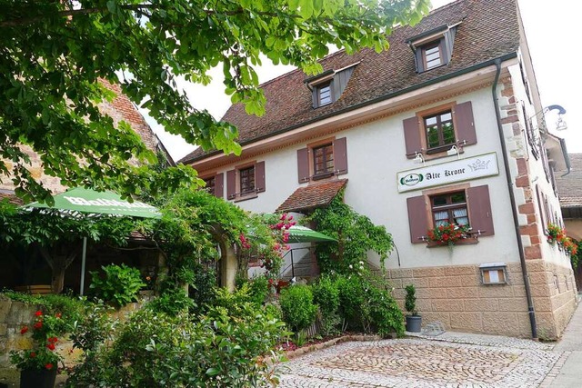 Das Gasthaus Alte Krone in Wollbach ist zur Zeit geschlossen.  | Foto: Victoria Langelott