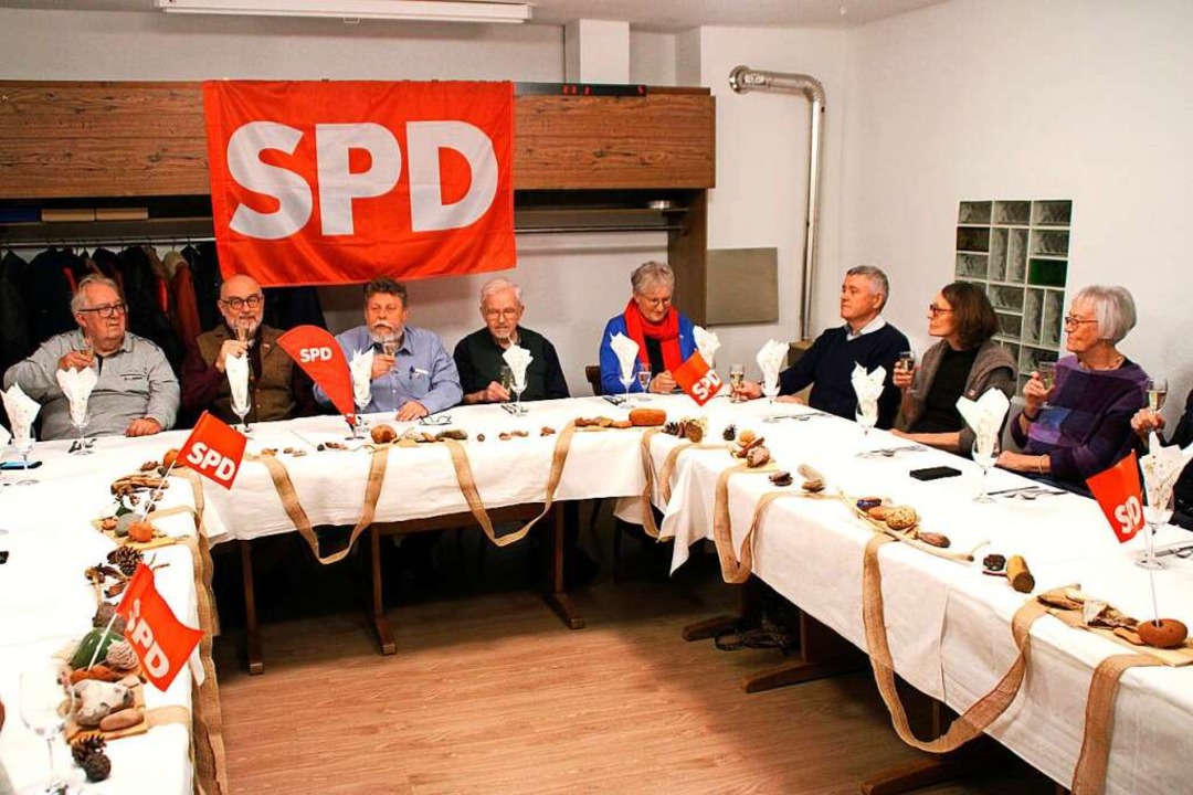 Die SPD Steinen begrüßte das neue Jahr mit Zuversicht.   | Foto: Rolf Reißmann