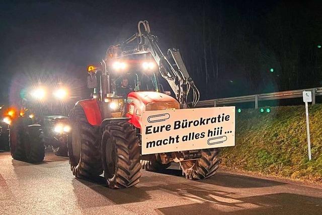 Polizei zieht positives Fazit zu den Bauernprotesten in Titisee-Neustadt