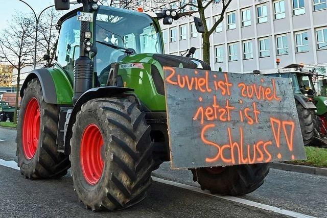 Traktoren-Demo am Montag auch in Freiburg – Verkehrsbehinderungen erwartet