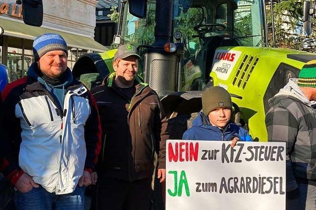 Bauern wollen mit Konvoi Verkehr auf der B34 zwischen Bad Sckingen und Wehr lahmlegen