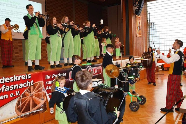 Die  Ohreputzer sind Deutschlands  einzige Kinder- und Jugendgugge.  | Foto: Paul Schleer